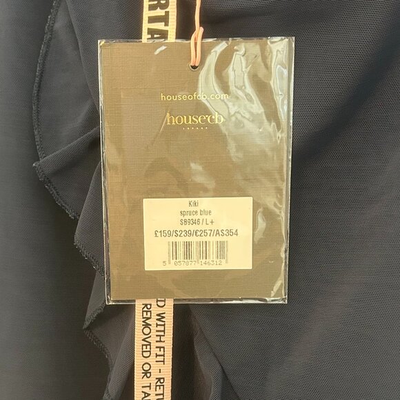 House of CB Kiki French Navy Ruffle Mini Dress - Picture 4 of 6